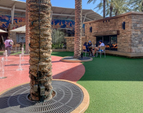 "The District" Outdoor Shopping Area and Gorgeous Mountainside Venue by ForeverLawn Northwest Phoenix