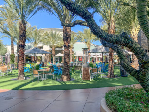 "The District" Outdoor Shopping Area and Gorgeous Mountainside Venue by ForeverLawn Northwest Phoenix