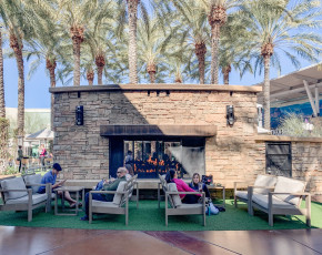 "The District" Outdoor Shopping Area and Gorgeous Mountainside Venue by ForeverLawn Northwest Phoenix