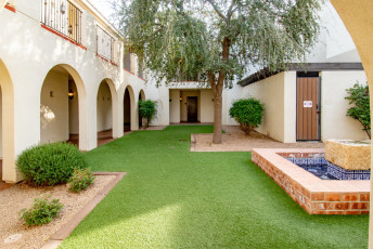 "The District" Outdoor Shopping Area and Gorgeous Mountainside Venue by ForeverLawn Northwest Phoenix