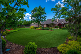 Backyard Paradise at the S. Largent Residence Installed by ForeverLawn Tulsa