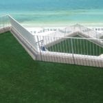 Beachfront balconies overlooking Emerald Shores