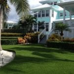 Beachfront home in Great Guana Cay, Abaco Islands, Bahamas featuring DuPont™ ForeverLawn® Select Synthetic Grass