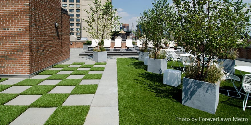 ForeverLawnSouthwest install at a residential development in Midtown Manhattan