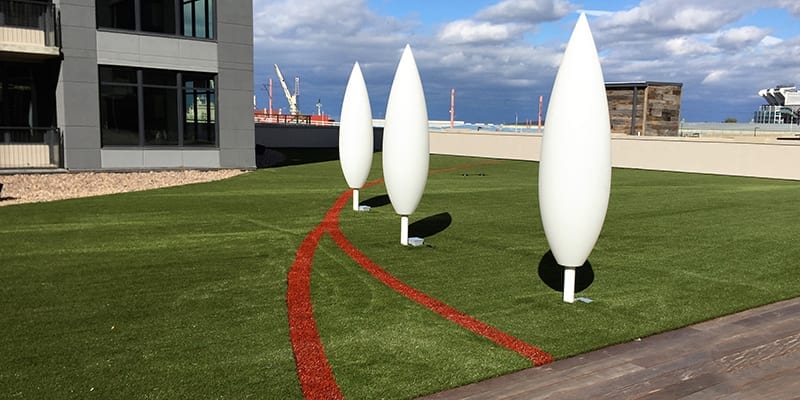 ForeverLawn Northern Ohio installed Dupont™ ForeverLawn® Select LX at an apartment complex in Cleveland, OH