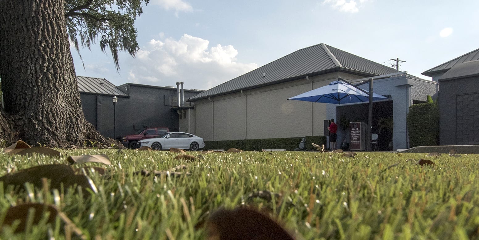 ForeverLawn artificial grass installation at Haven Restaurant in Tampa