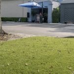 ForeverLawn artificial grass installation at Haven Restaurant in Tampa
