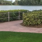 ForeverLawn artificial grass installation at Disney Polynesian Village Resort