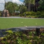 ForeverLawn artificial grass installation at Disney Polynesian Village Resort
