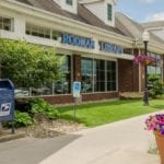 ForeverLawn artificial grass installation at an Alliance commercial plaza