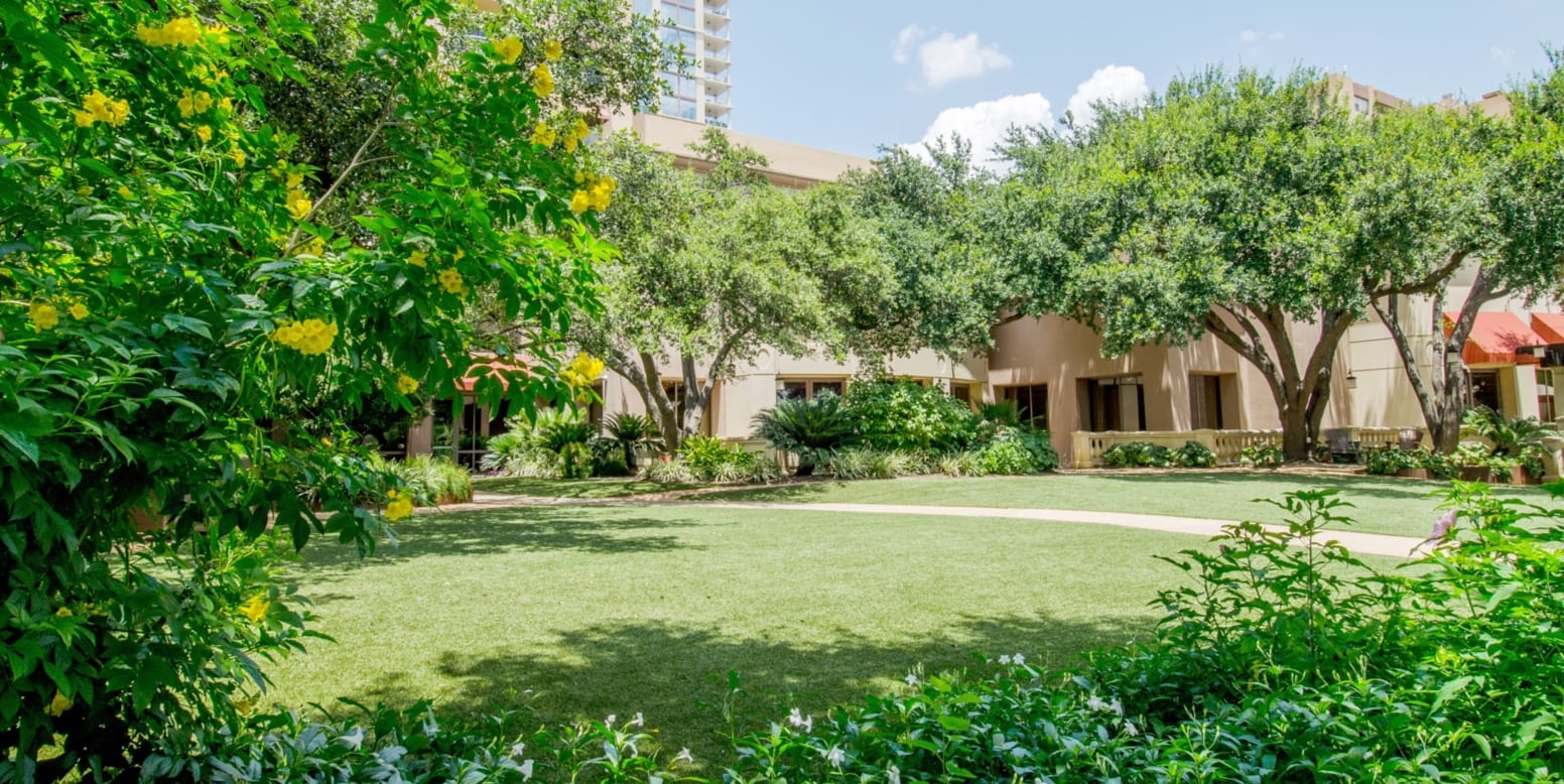ForeverLawn artificial grass installation at the Four Seasons Hotel Austin