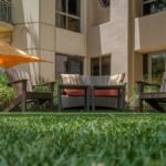ForeverLawn artificial grass installation at the Four Seasons Hotel Austin