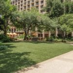 ForeverLawn artificial grass installation at the Four Seasons Hotel Austin