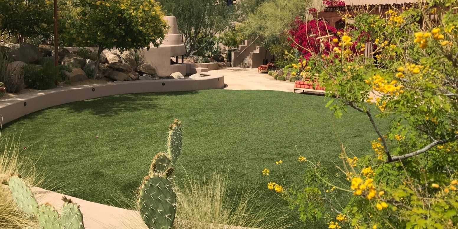 ForeverLawn artificial grass installation at Four Seasons Resort Scottsdale