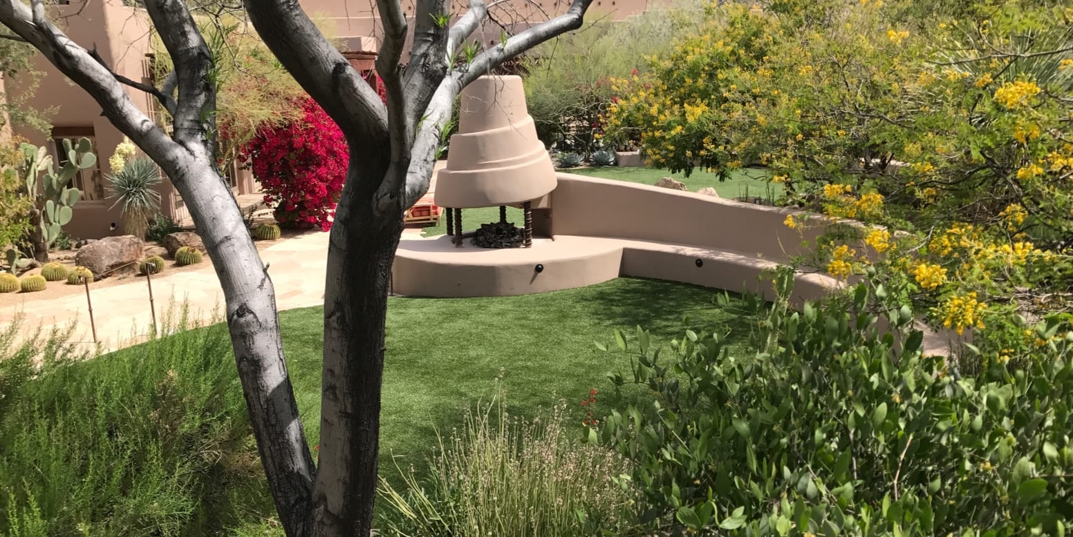 ForeverLawn artificial grass installation at Four Seasons Resort Scottsdale