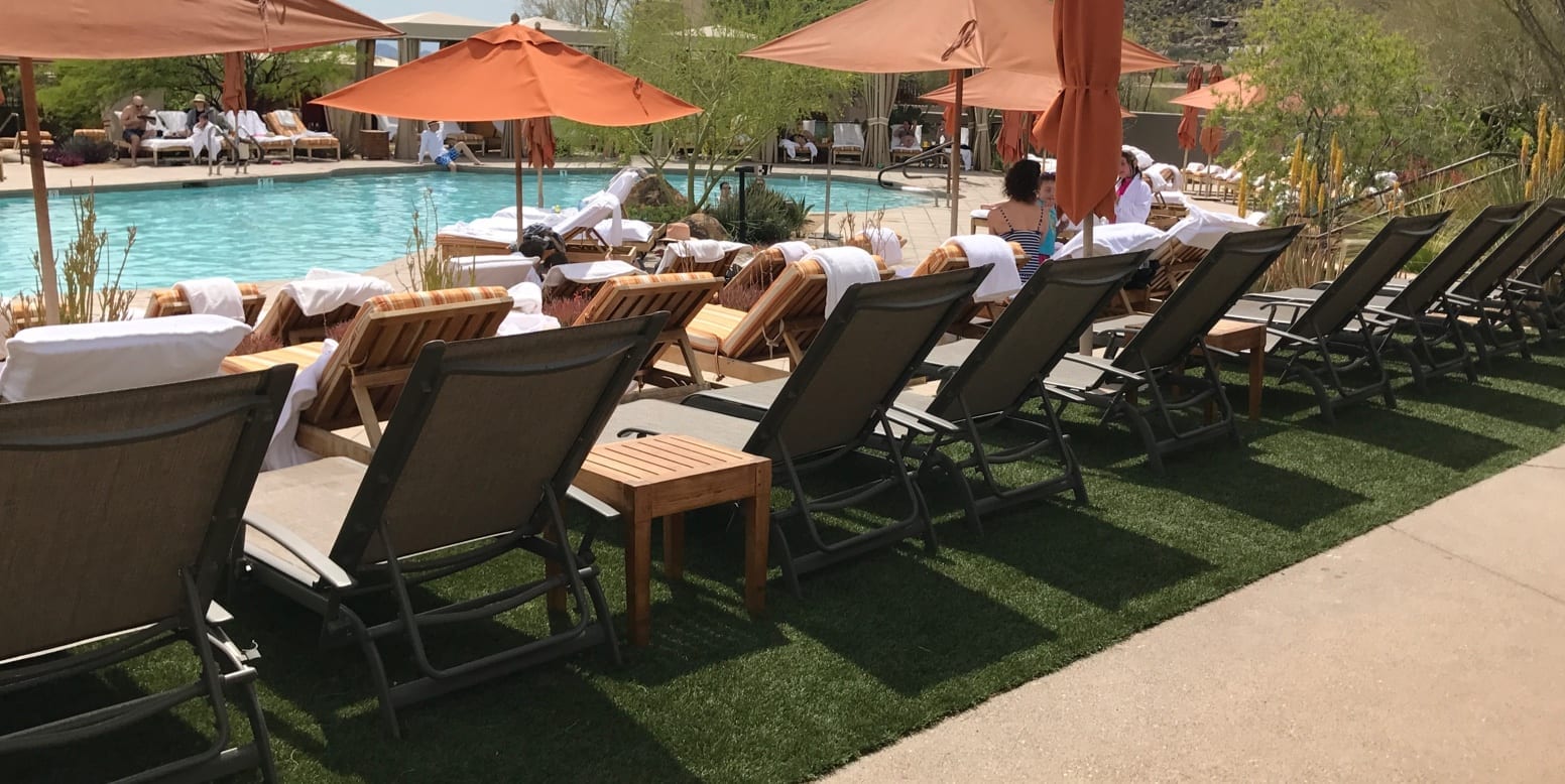 ForeverLawn artificial grass installation at Four Seasons Resort Scottsdale