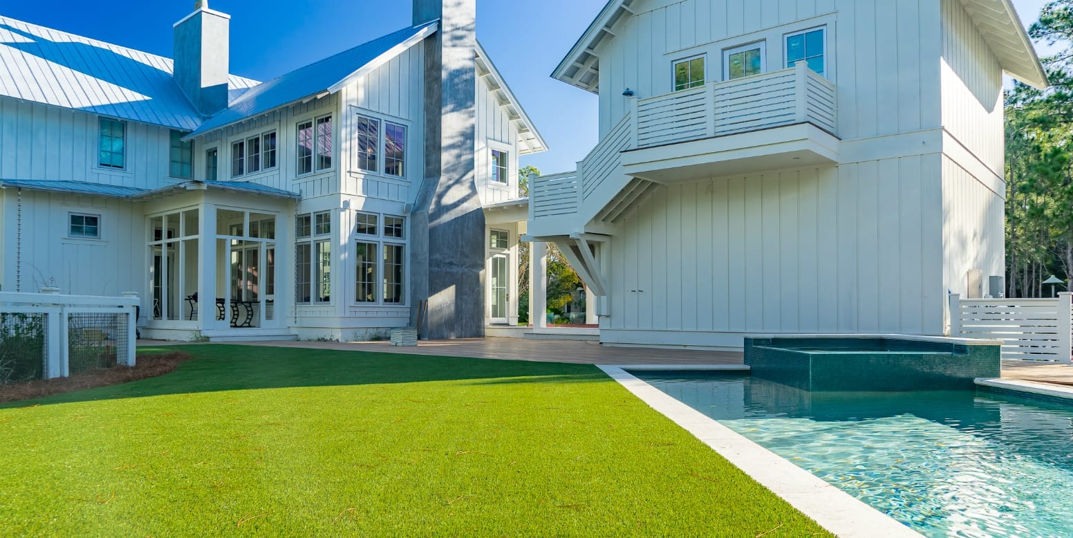 Grayton Beach, Florida home featuring DuPont™ ForeverLawn® Select EL