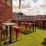 Redneck Riviera in Nashville, Tennessee, featuring Dupont™ ForeverLawn® Select VR on the rooftop