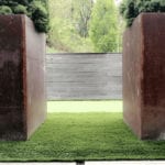 Residential outdoor entertainment space in Cranberry, PA, featuring ForeverLawn artificial grass