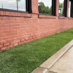 ForeverLawn Fusion Pro installed in two landscaped areas at the Chick-Fil-A in Canton, Ohio