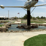 Veterans Memorial Park in Pecos, Texas, featuring DuPont™ ForeverLawn® Select HD synthetic grass