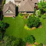 Largent residence backyard featuring ForeverLawn Landscape synthetic grass
