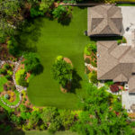 Largent residence backyard featuring ForeverLawn Landscape synthetic grass