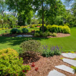 Largent residence backyard featuring ForeverLawn Landscape synthetic grass